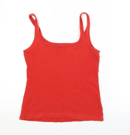 Womens UK Size 12 NEXT Red Basic Tank