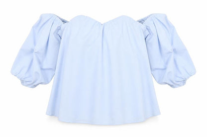 CHERRY KOKO Womens Blue   Basic Blouse Size L