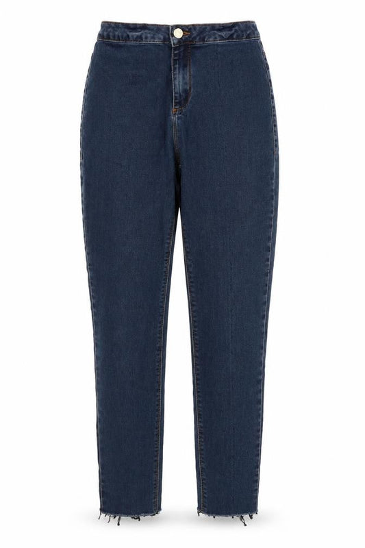 Womens UK Size 10 Missguided Regular Fit Snow Pants Blue Trousers