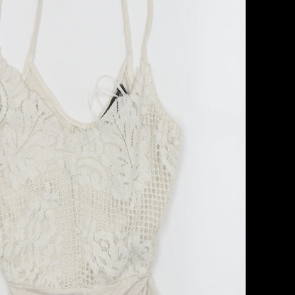 Primark Womens White   Unitard One-Piece