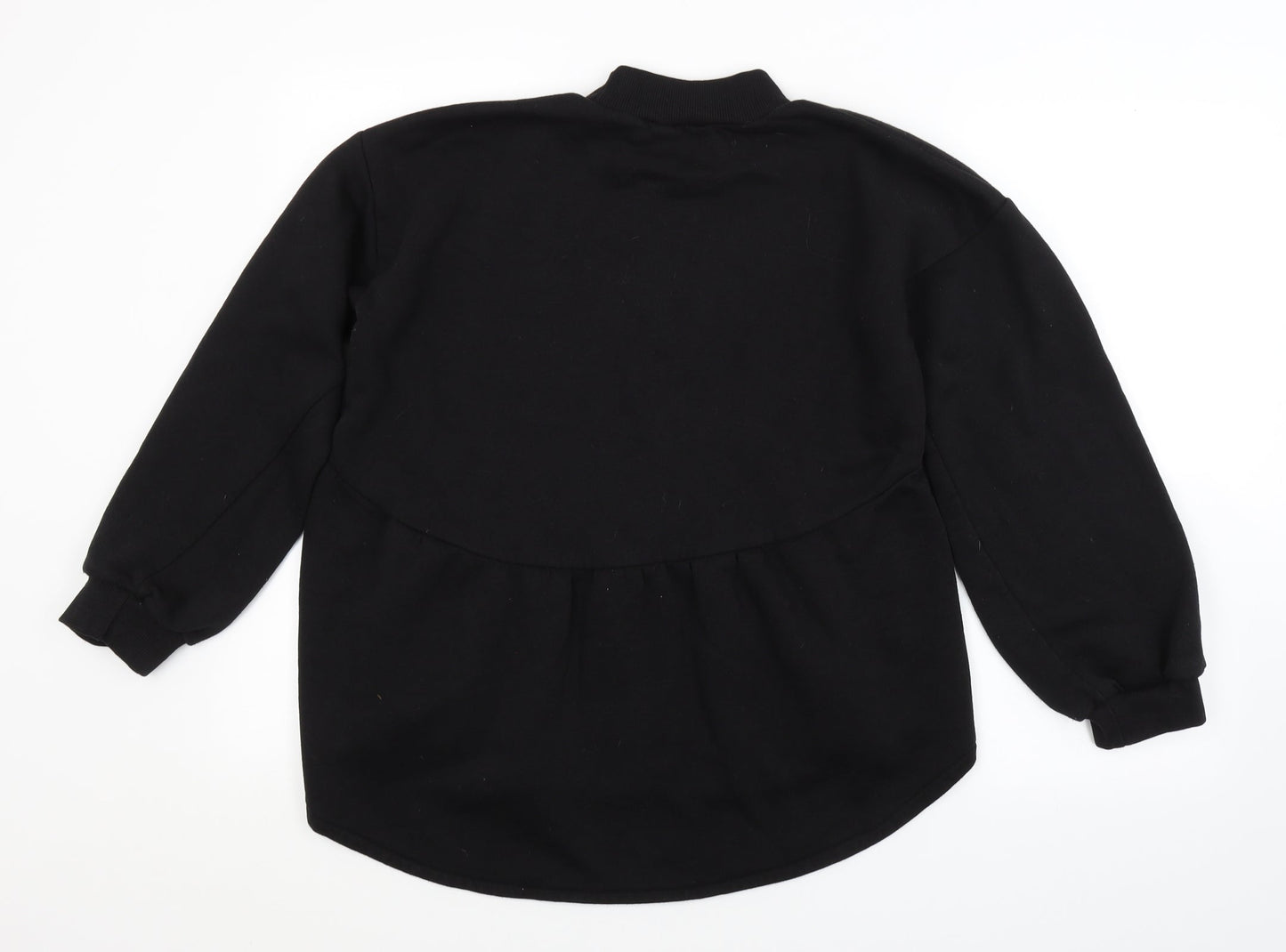 In the Style Womens Black   Pullover Sweatshirt Size 10