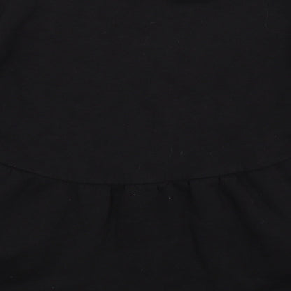 In the Style Womens Black   Pullover Sweatshirt Size 10