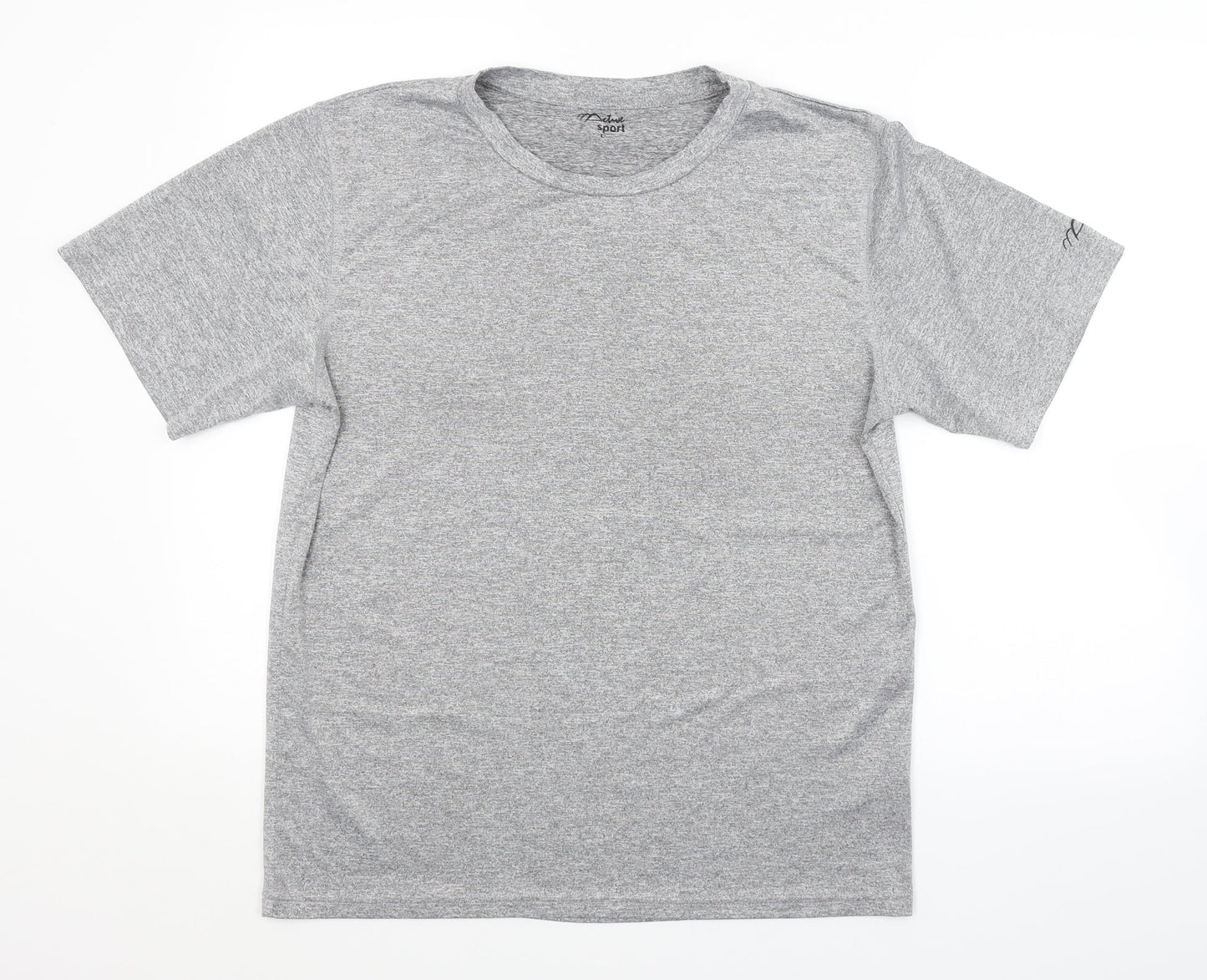 Mens UK Size L Preworn Grey  T-Shirt