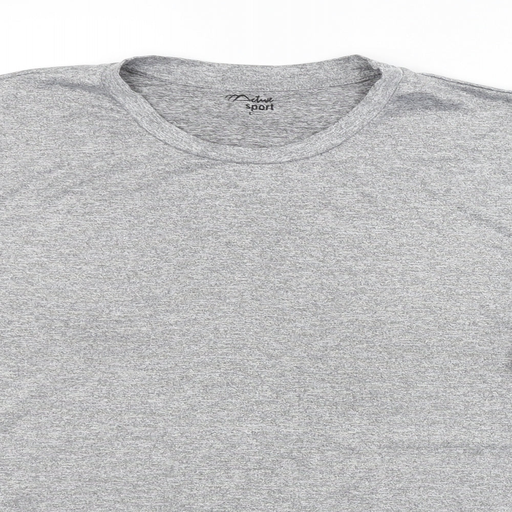Mens UK Size L Preworn Grey  T-Shirt