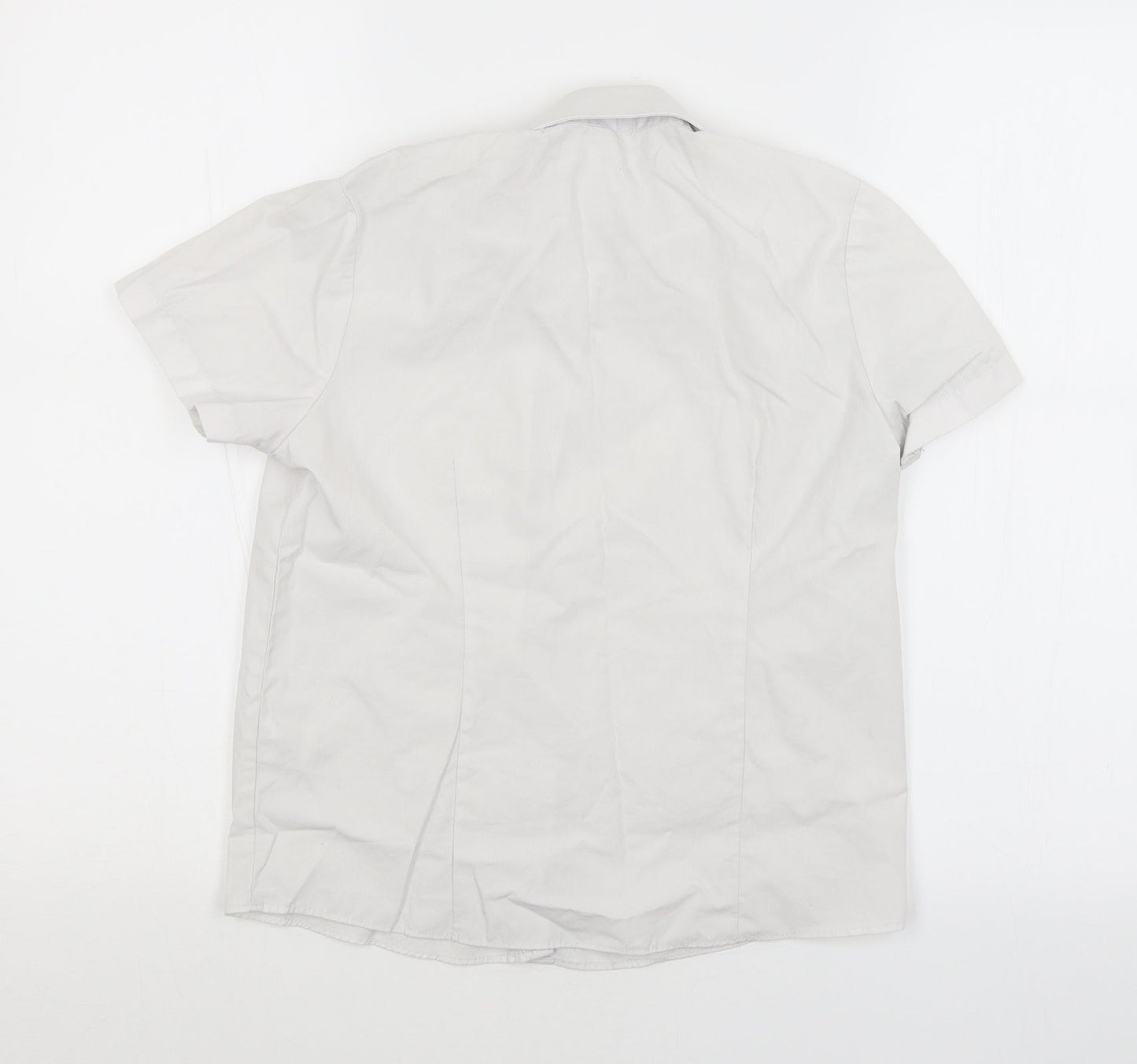 George Girls White   Basic Button-Up Size 9-10 Years