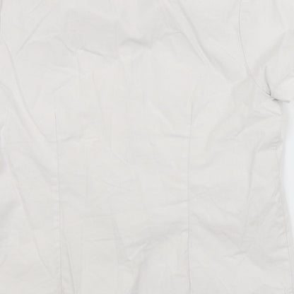 George Girls White   Basic Button-Up Size 6-7 Years