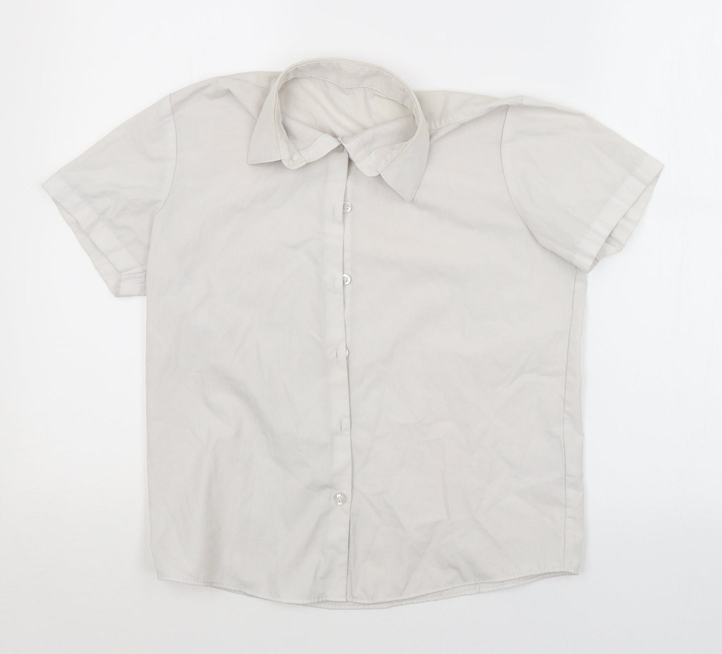 George Girls White   Basic Button-Up Size 11-12 Years