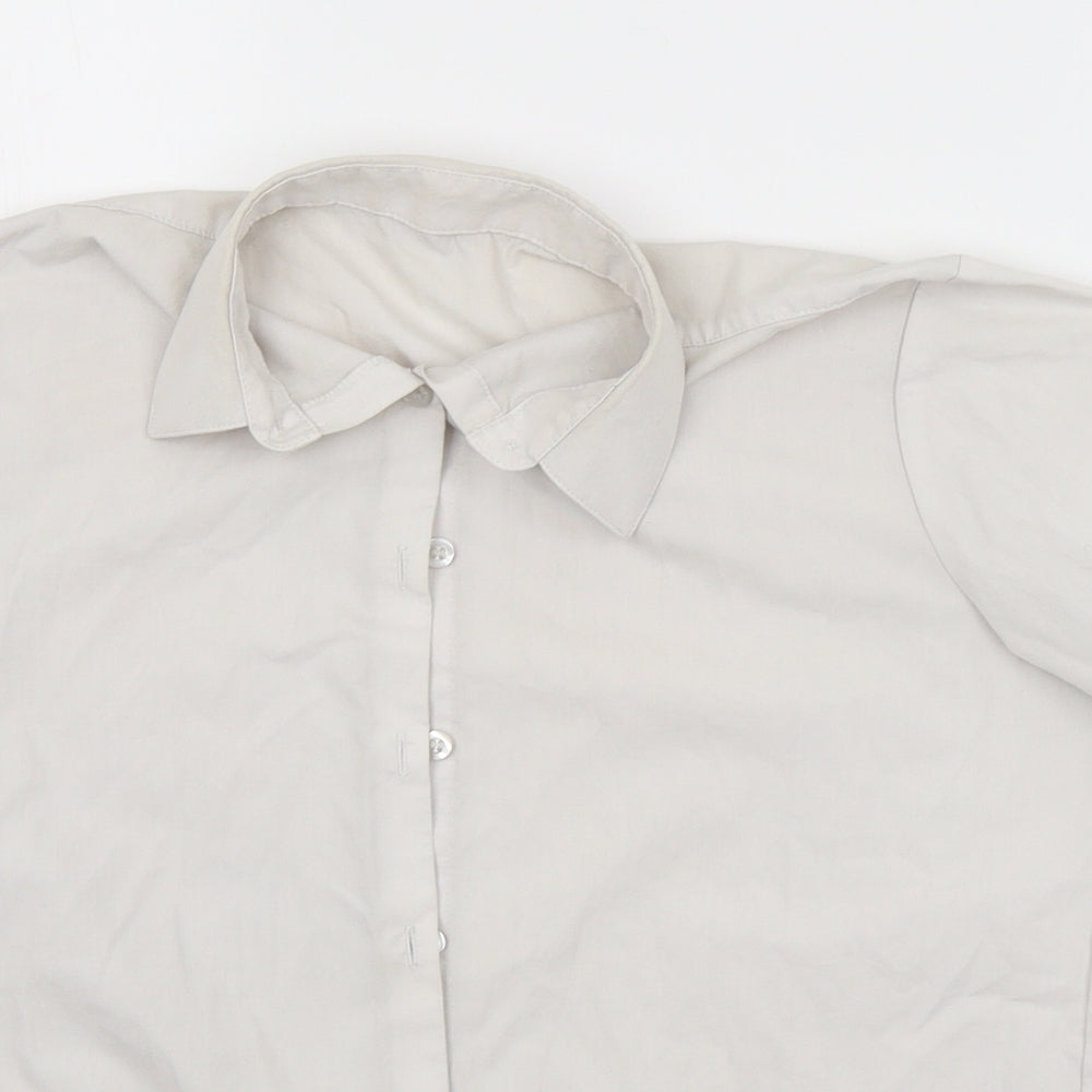 George Girls White   Basic Button-Up Size 11-12 Years