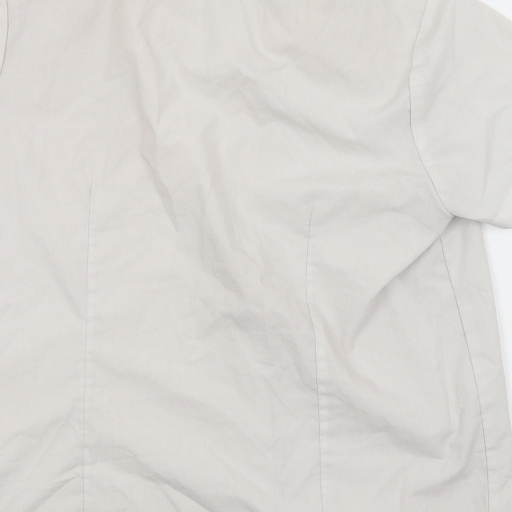 George Girls White   Basic Button-Up Size 11-12 Years