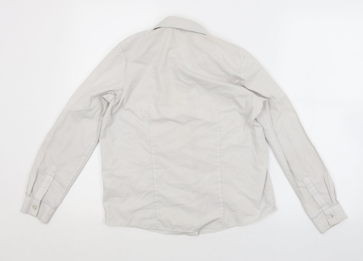 George Girls White   Basic Button-Up Size 11-12 Years