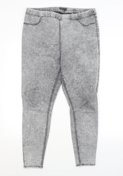 Womens UK Size  Preworn Regular Fit Jegging Grey Jeans