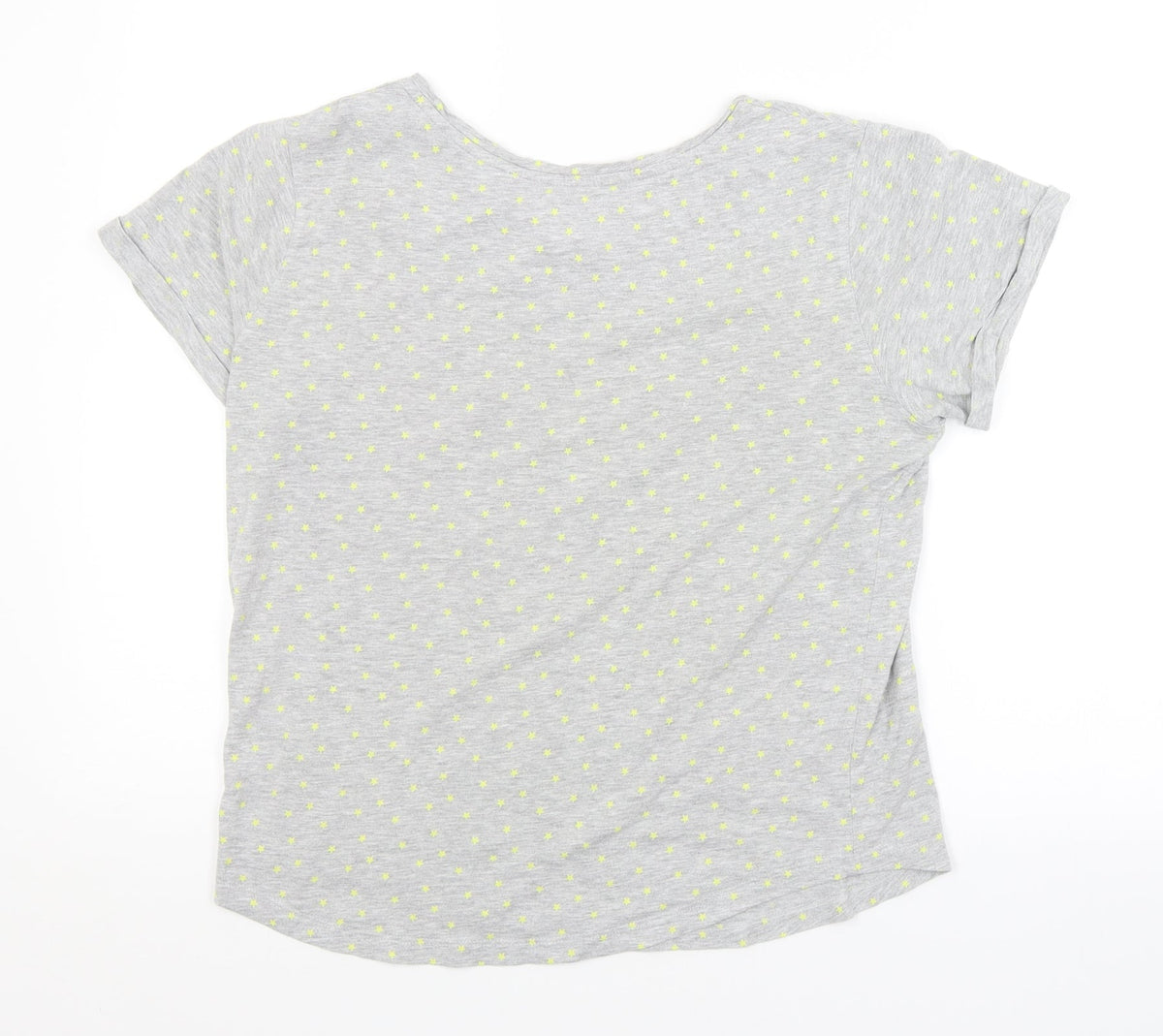 Back view of Next women’s grey argyle/diamond pyjama top, size UK 8