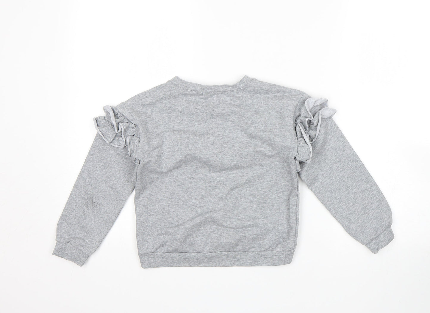 Yoyo s Girls Grey   Pullover Sweatshirt Size 6 Years