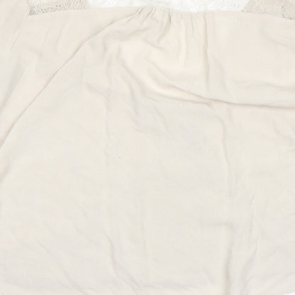 FOREVER 21 Womens Beige   Basic Blouse Size S