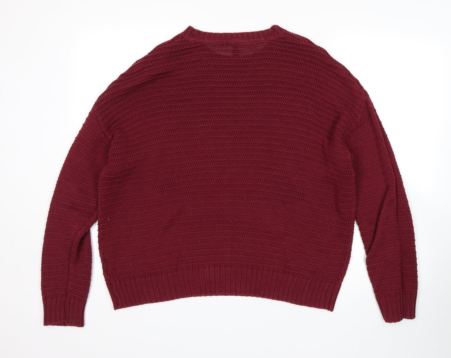 Womens UK Size M H&M Purple Pullover Jumper