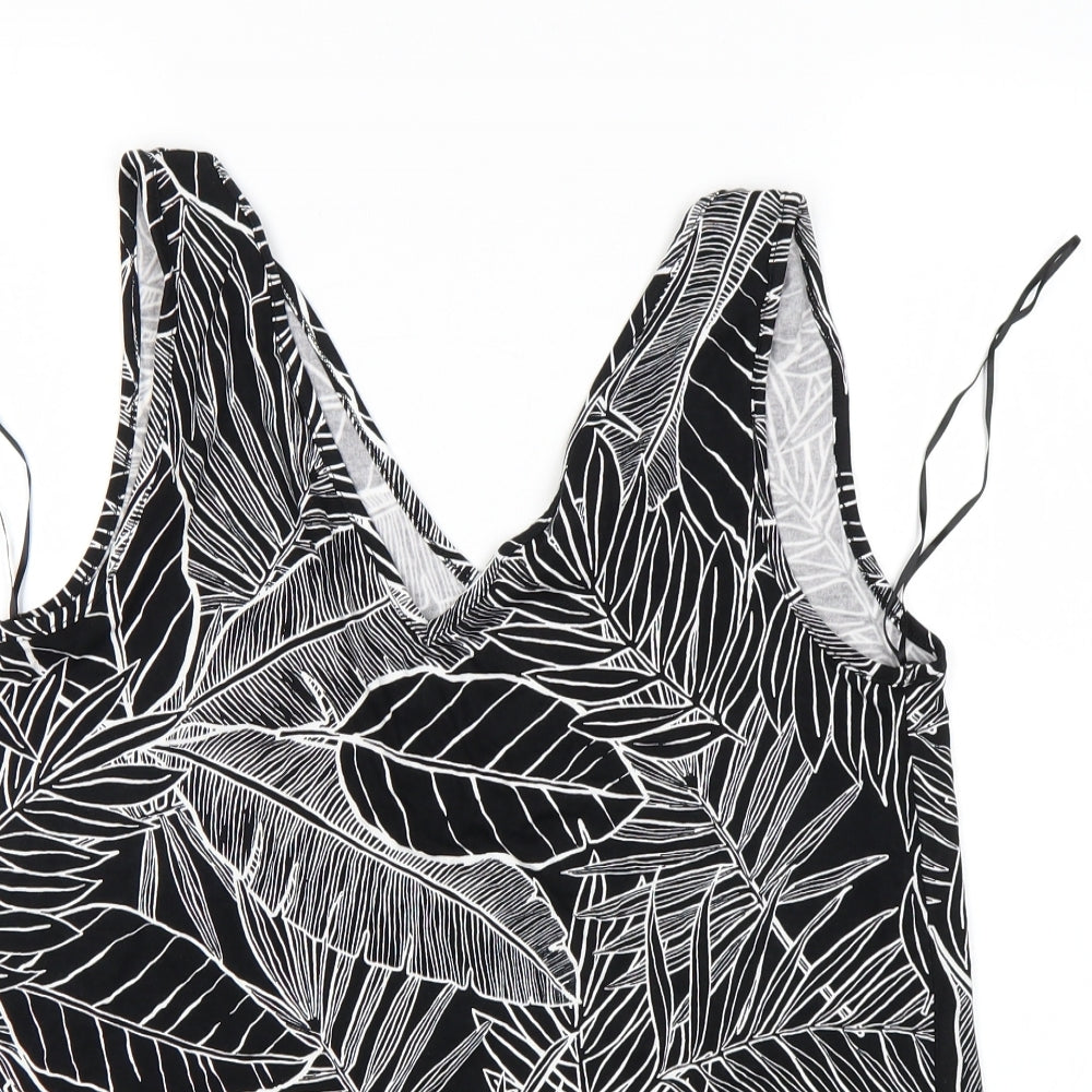 F&F Womens Multicoloured Floral  Basic Tank Size 14