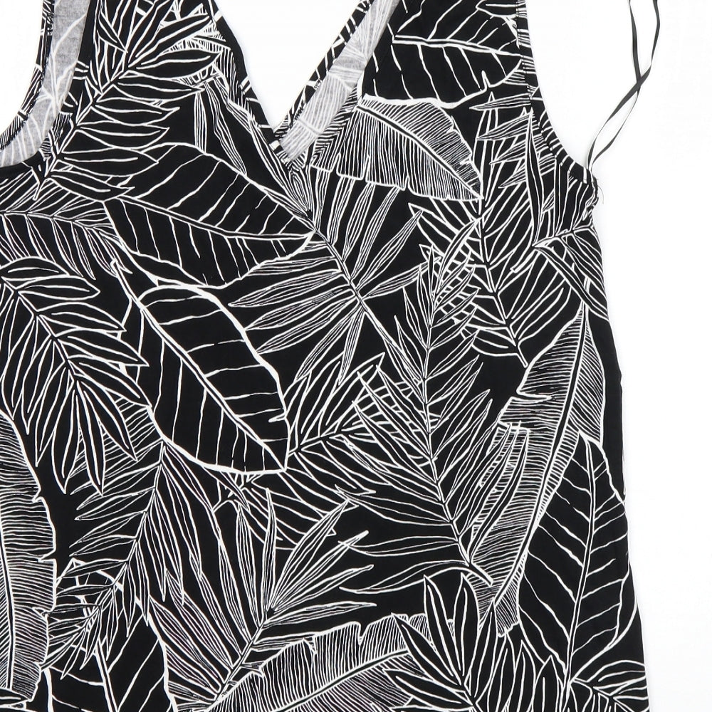 F&F Womens Multicoloured Floral  Basic Tank Size 14