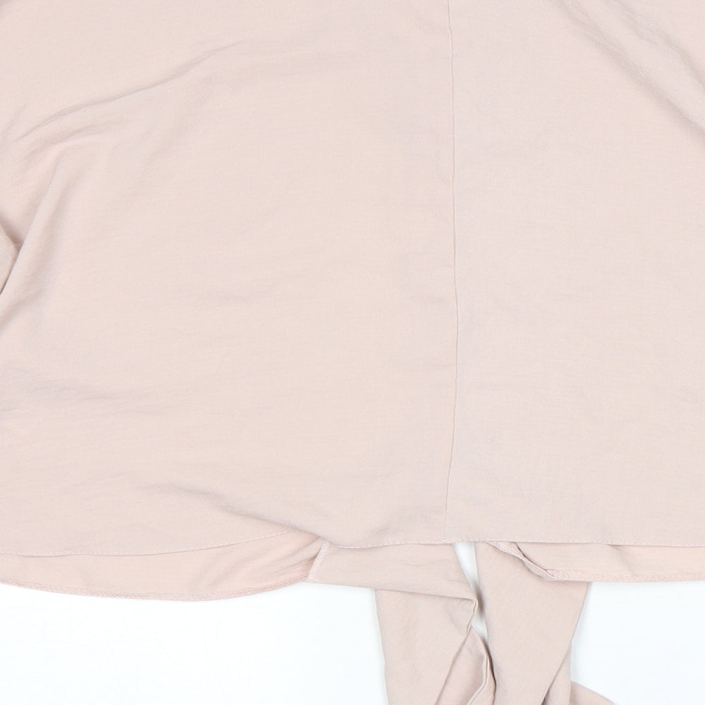 New Look Womens Pink   Basic Blouse Size 8