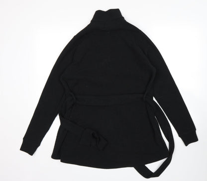 Womens UK Size 12 In the Style Black Cardigan Jumper