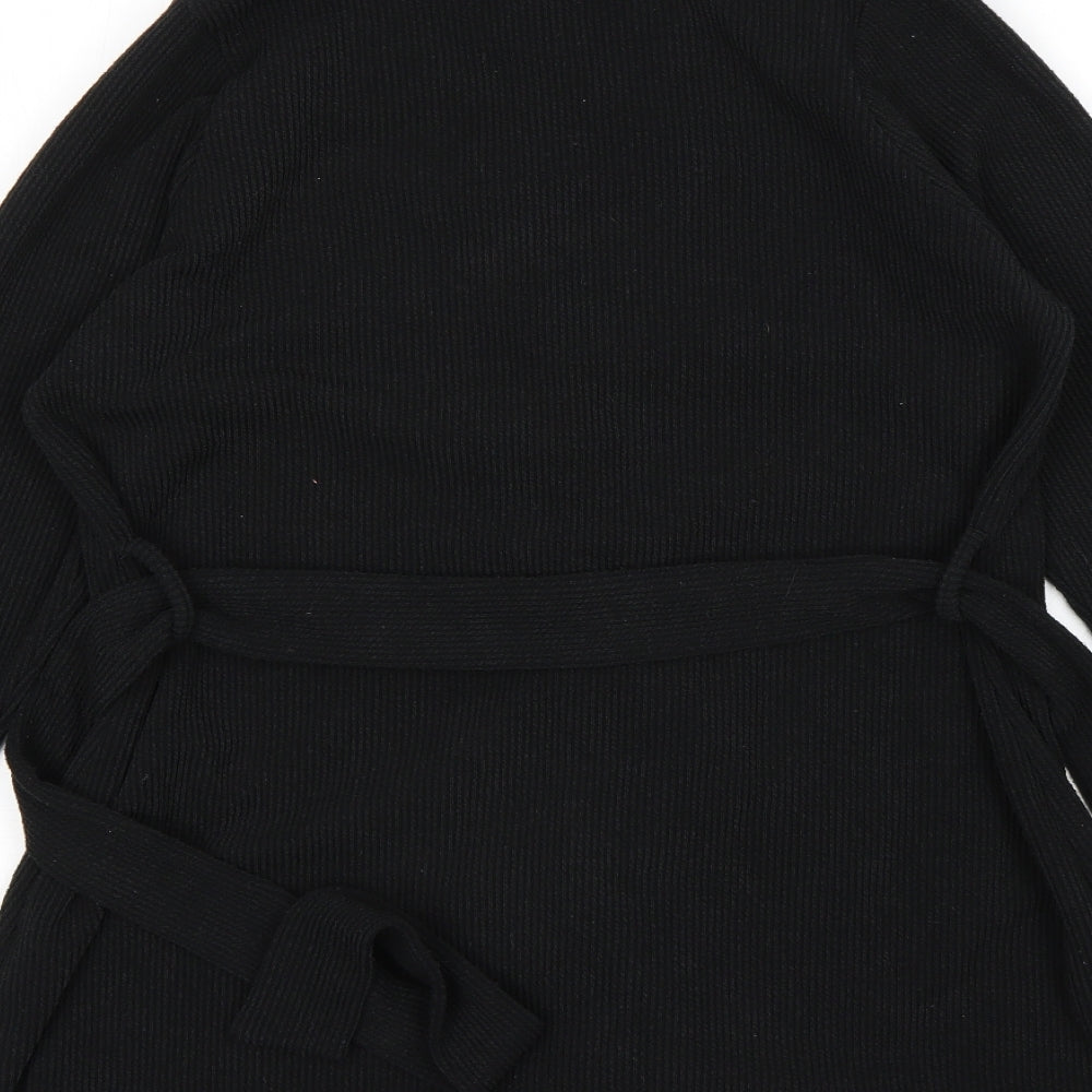 Womens UK Size 12 In the Style Black Cardigan Jumper