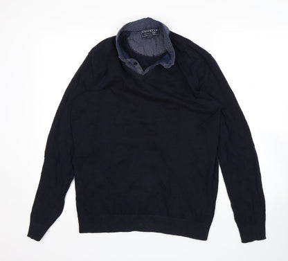 F&F Mens Blue   Pullover Sweatshirt Size L