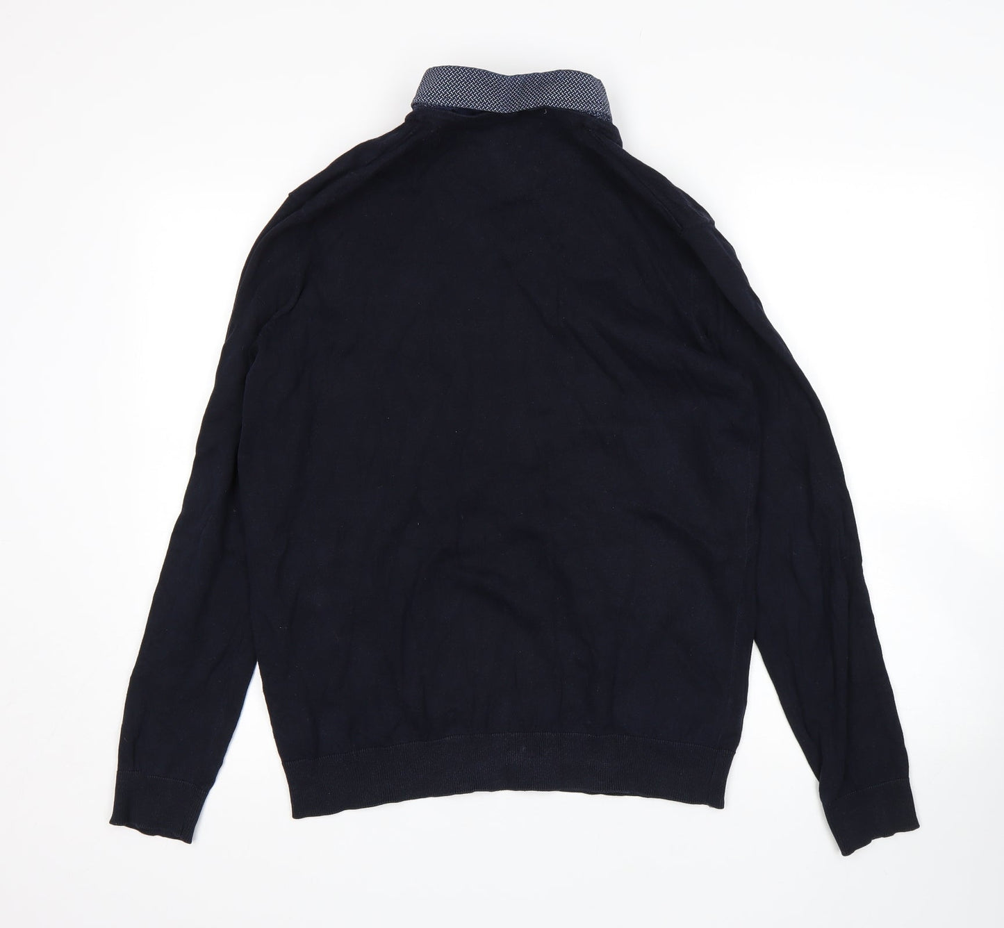 F&F Mens Blue   Pullover Sweatshirt Size L