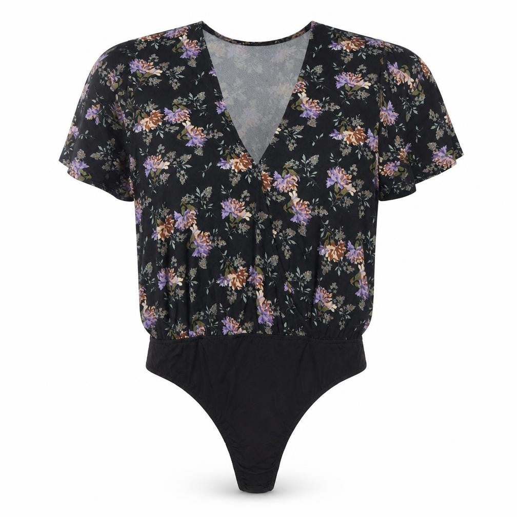 Womens UK Size 10 In the Style One-Piece Multicoloured Bodysuit
