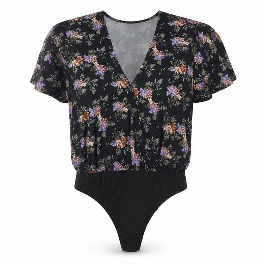 Womens UK Size 10 In the Style One-Piece Multicoloured Bodysuit