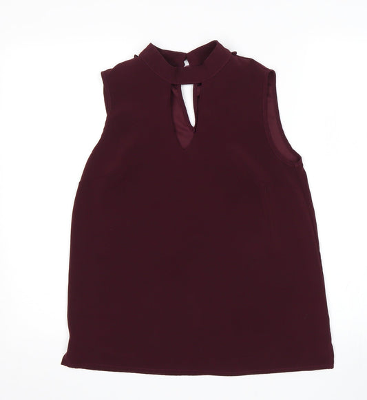 F&F Womens Purple   Basic Blouse Size 10