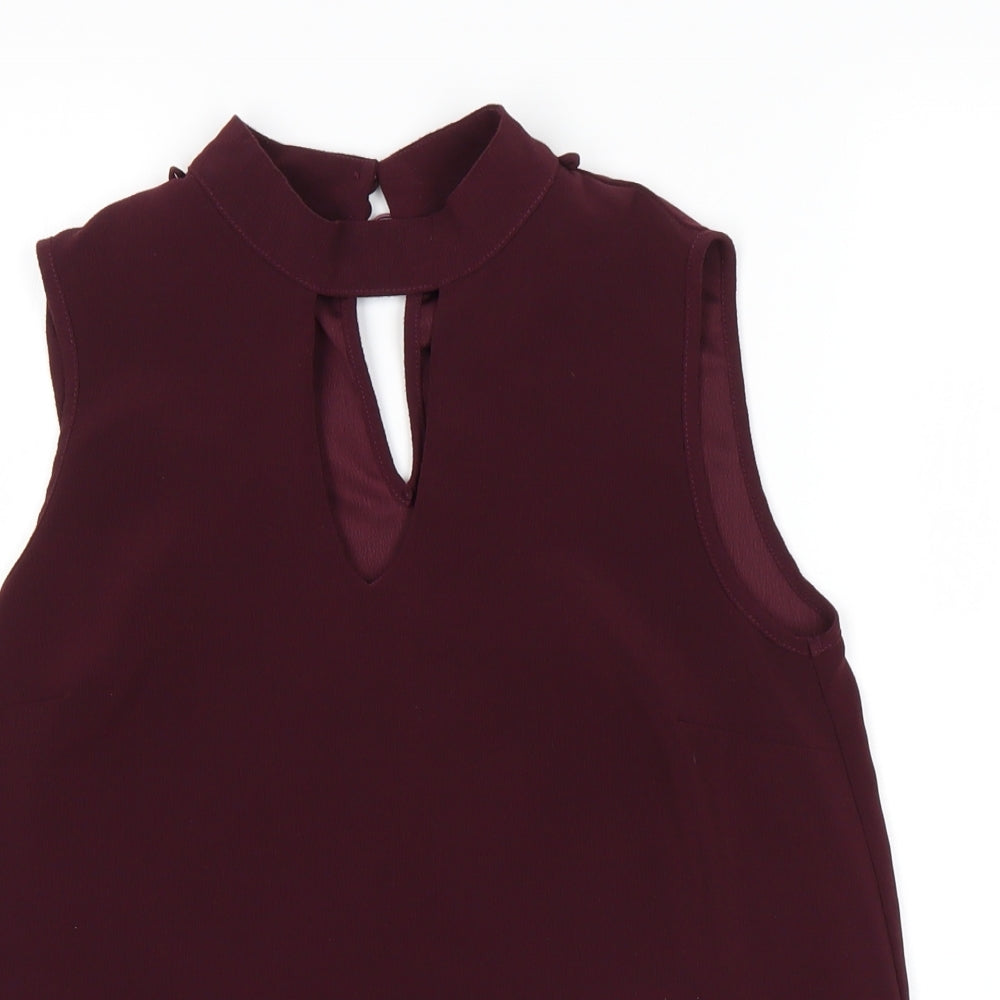 F&F Womens Purple   Basic Blouse Size 10