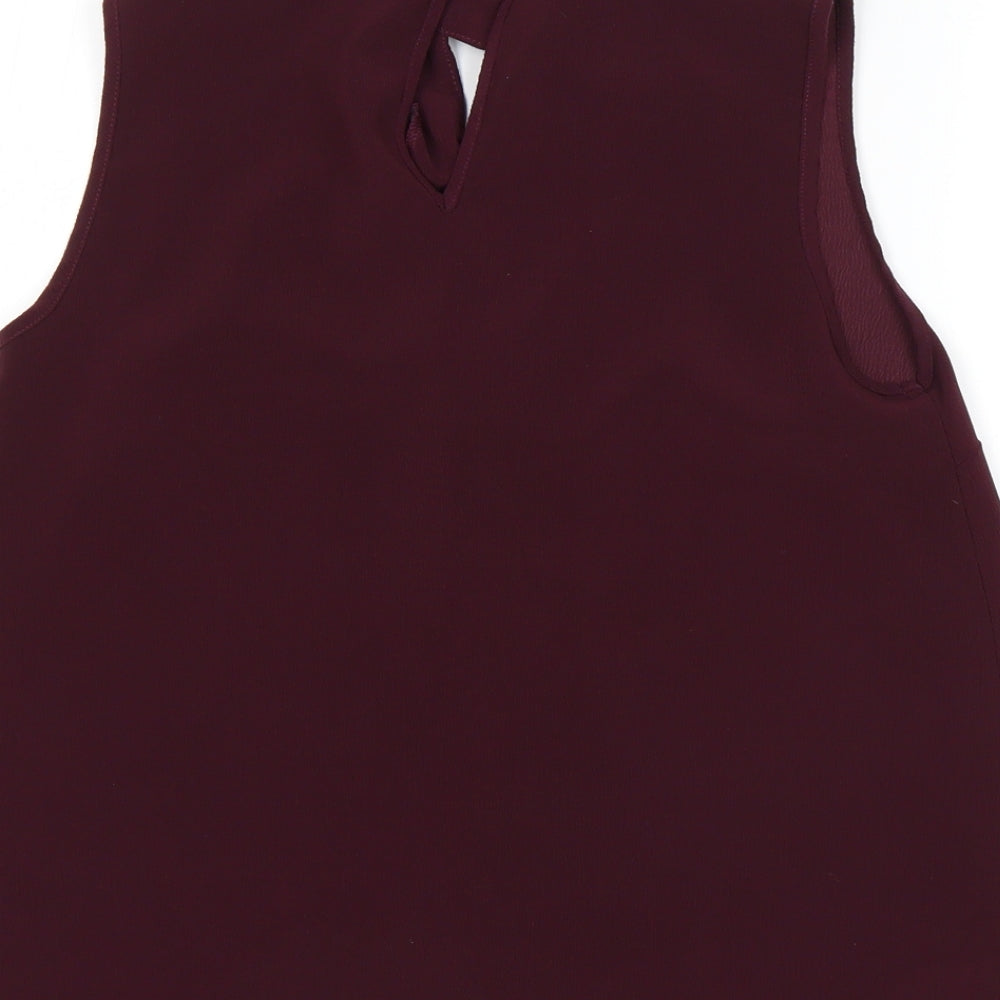 F&F Womens Purple   Basic Blouse Size 10