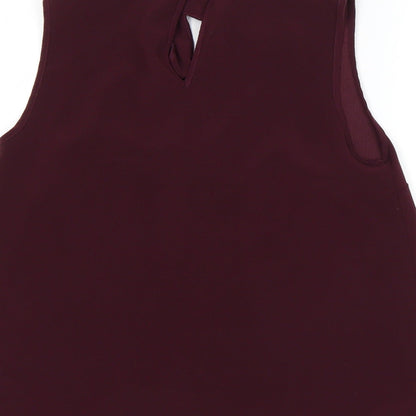 F&F Womens Purple   Basic Blouse Size 10