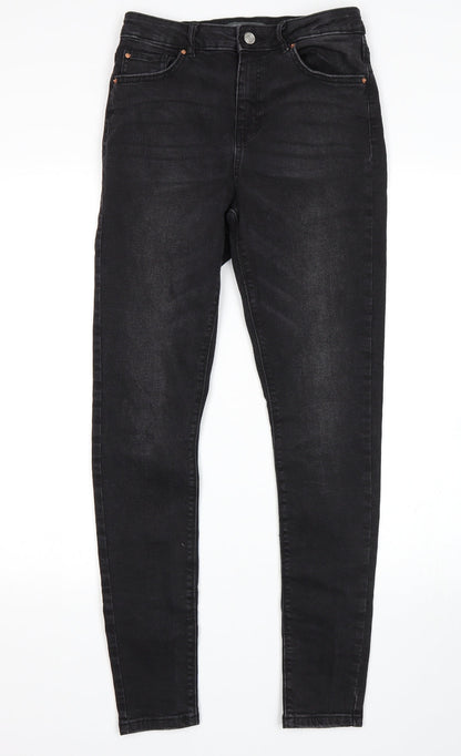 Denim co Womens Black   Skinny Jeans Size 12 L29 in