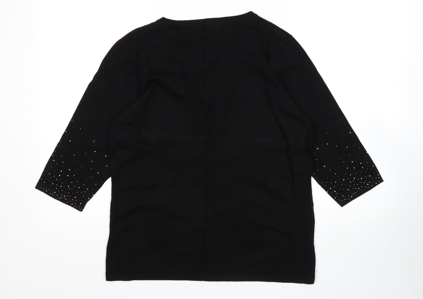 Womens UK Size L Anna Rose Black Pullover Jumper