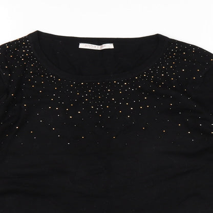 Womens UK Size L Anna Rose Black Pullover Jumper