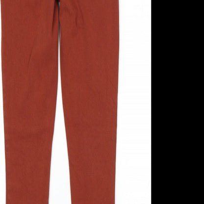 George Womens Orange   Jegging Jeans Size 8 L27 in