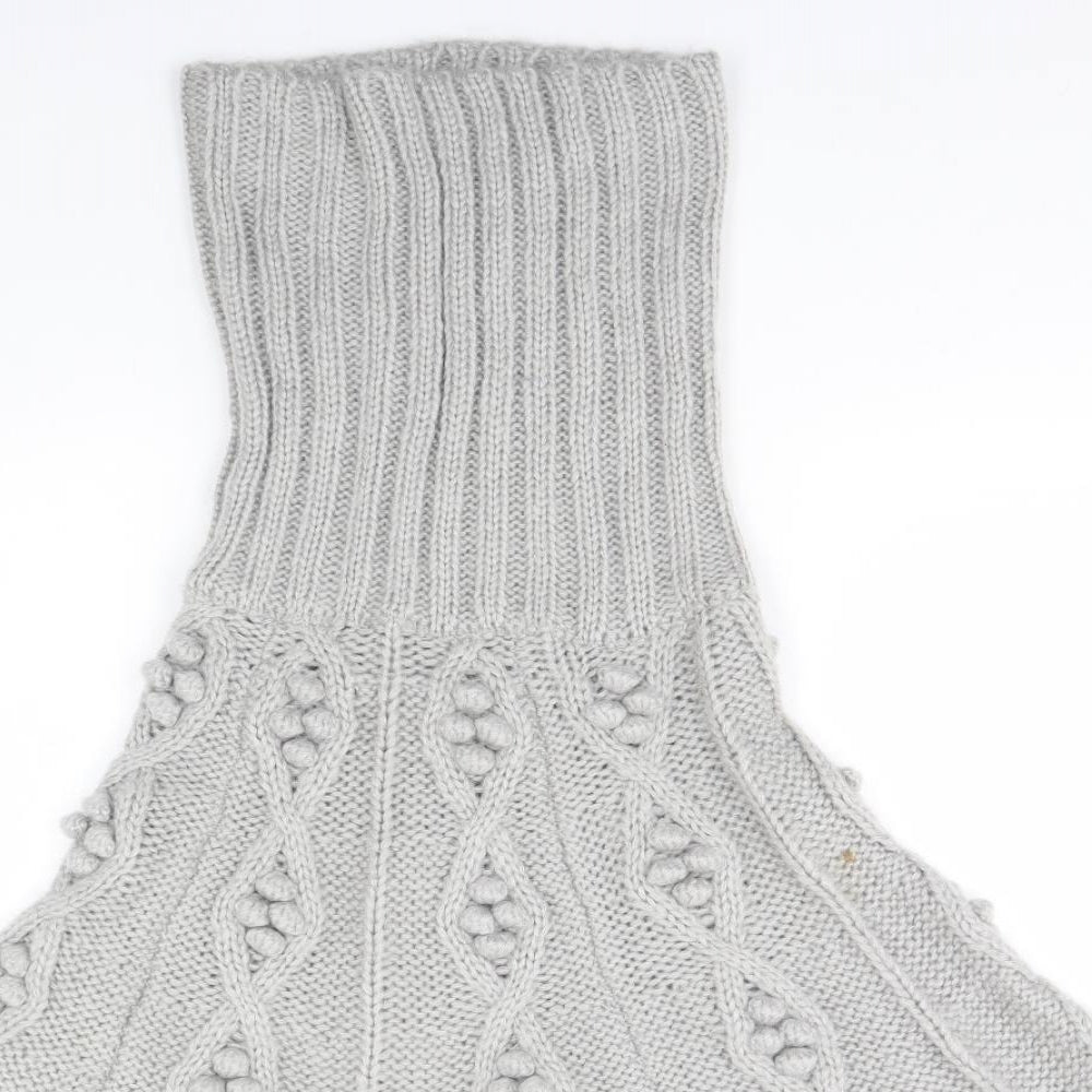 Matalan Womens Grey   Overcoat Poncho Size L