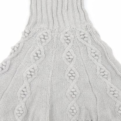 Matalan Womens Grey   Overcoat Poncho Size L