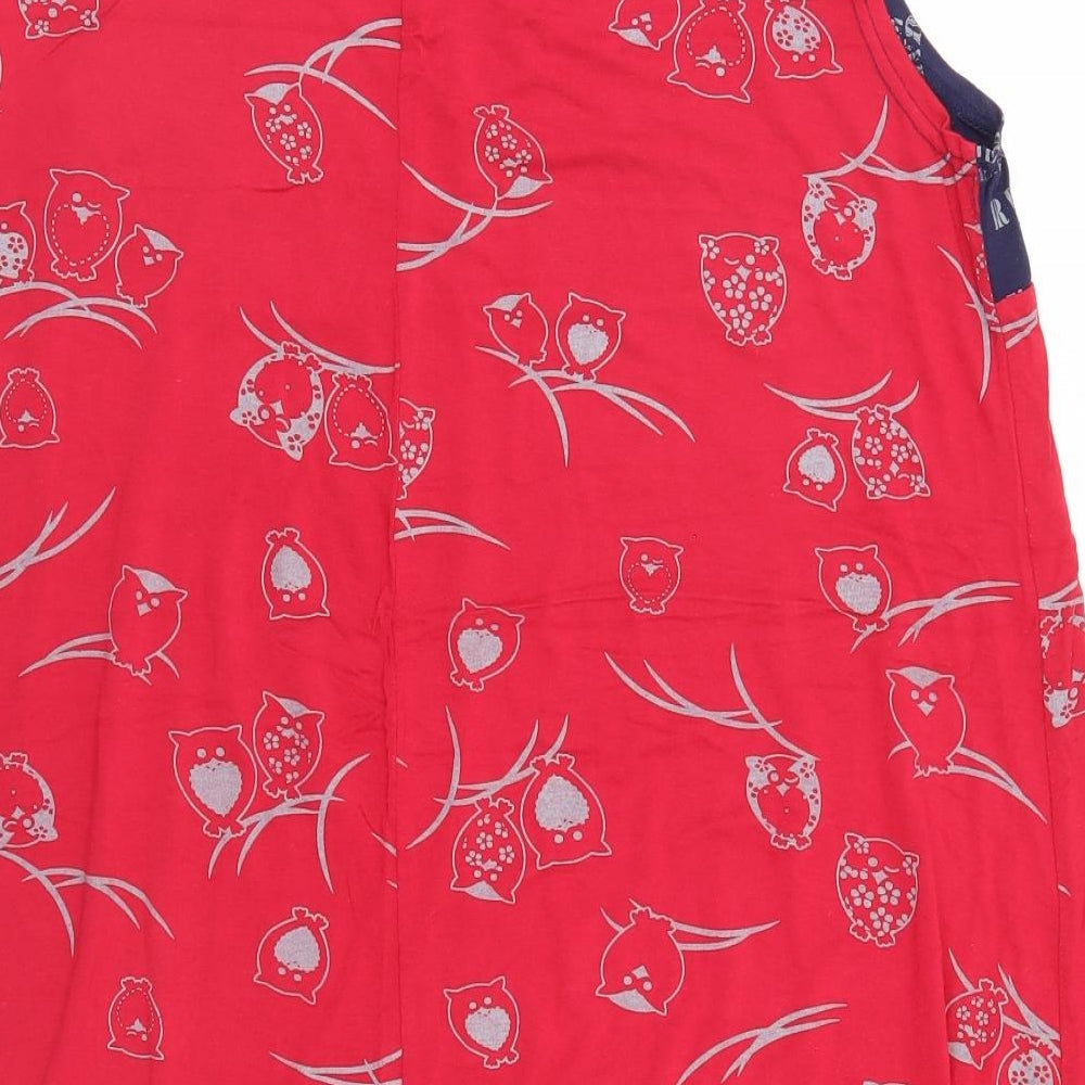 Womens UK Size 2XL Preworn Red Basic Tank