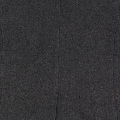 Brand and care label for Aspen & Court women’s brown overcoat jacket