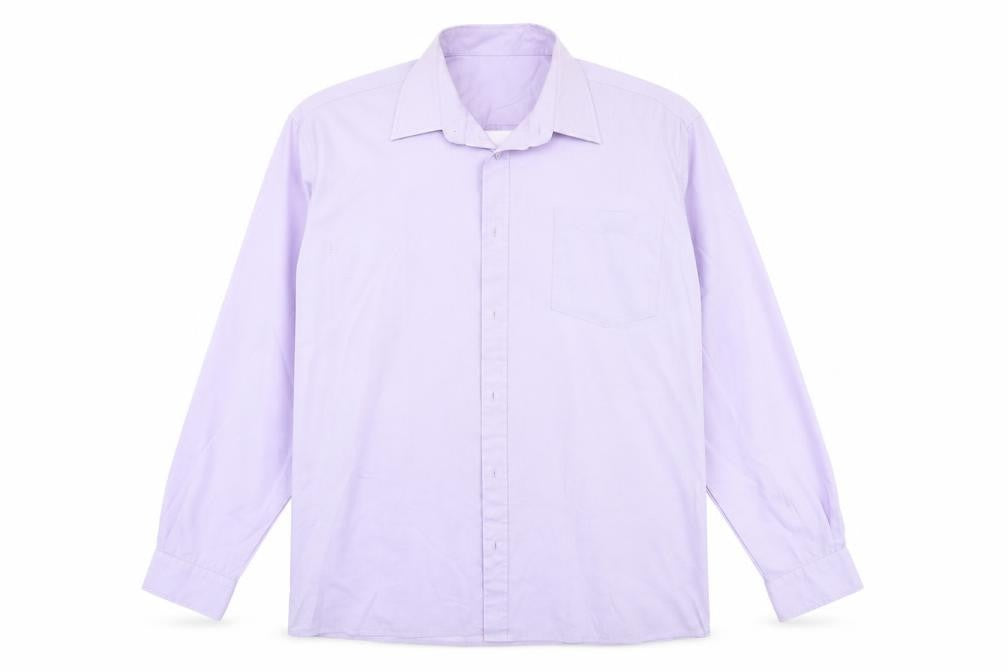 Mens UK Size 18 Cheers Blue  Button-Up Long Sleeve Casual Shirt