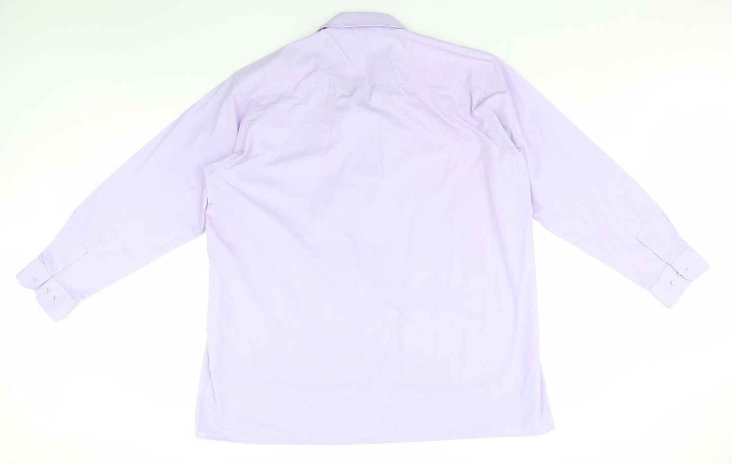 Mens UK Size 18 Cheers Blue  Button-Up Long Sleeve Casual Shirt