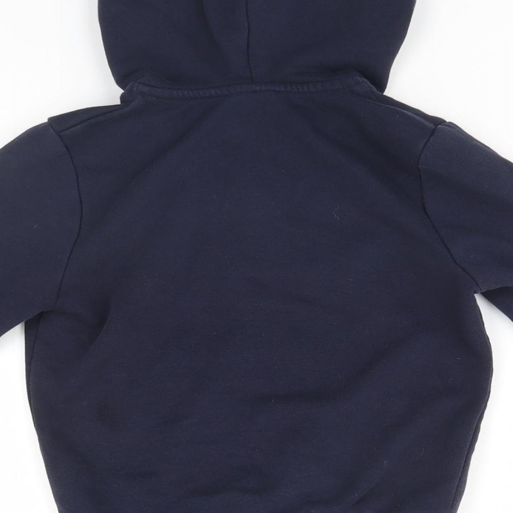 TU Boys Blue   Full Zip Hoodie Size 4 Years  - School