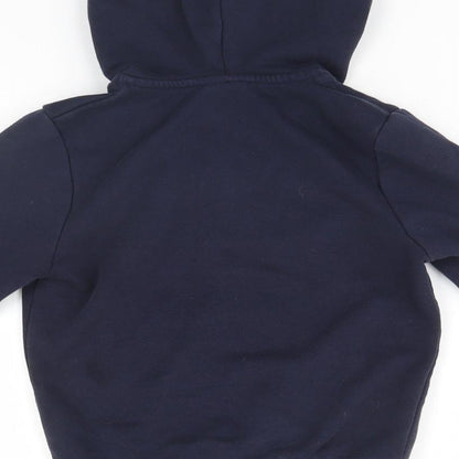 TU Boys Blue   Full Zip Hoodie Size 4 Years  - School