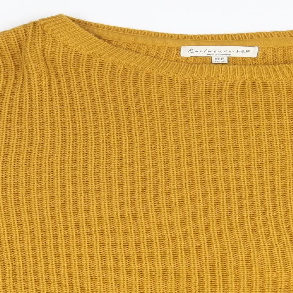 F&F Womens Brown   Pullover Jumper Size 10