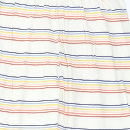 Woody Girls Multicoloured Striped  Cropped Trousers Size 12 Years