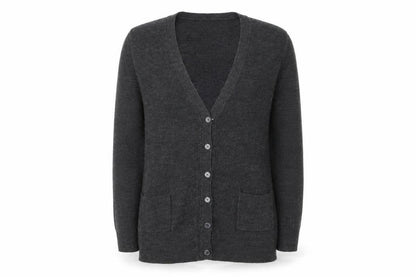 Womens UK Size 12 South Grey Cardigan Jumper