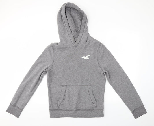 Hollister Womens Grey   Pullover Hoodie Size S