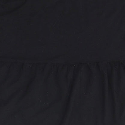 Womens UK Size 14 Very Black Basic Blouse