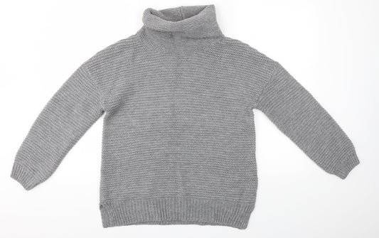 Womens UK Size S Preworn Grey Pullover Jumper